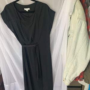 Target Prologue Black Asymmetrical Midi Dress with Strap